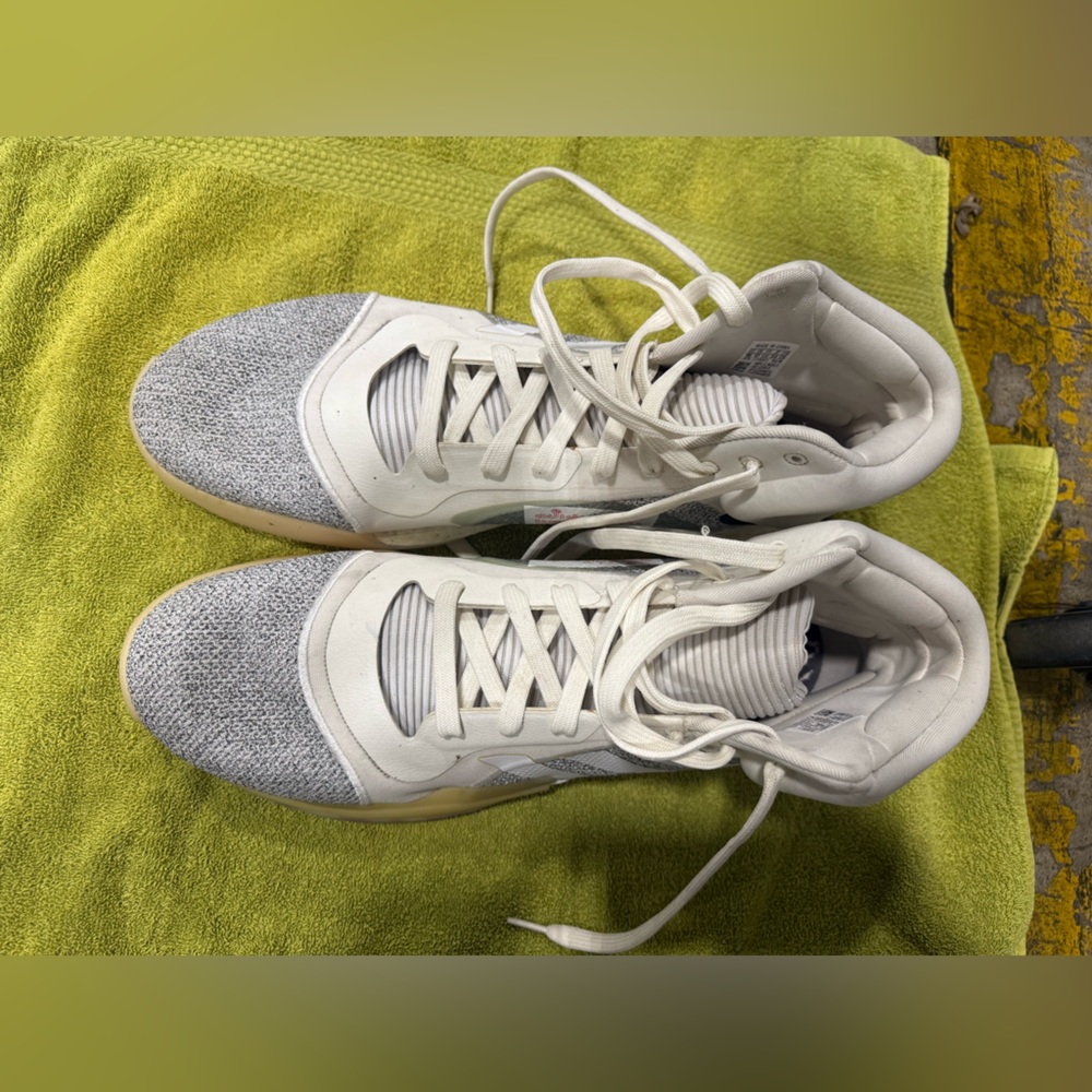 adidas White and Gray Sneakers